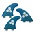 FCS fin G3 tablas de surf aletas/azul/verde FCS aleta de surf quillas